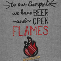 Beer And Open Flames dishtowels - Park Designs - The Fox Decor