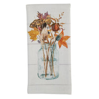Harvest Home Mason Jar Thistle Dishtowels - Set of 2 Park Designs - The Fox Decor