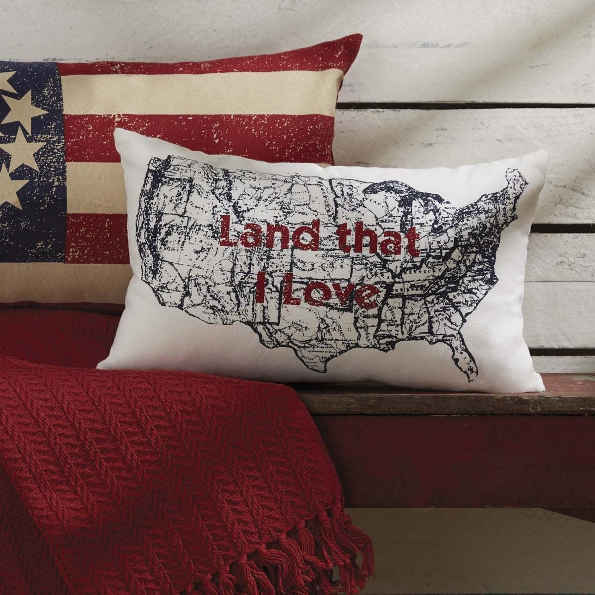 Land That I Love Pillow Cover - 12X20 Set of 2 Park Designs - The Fox Decor