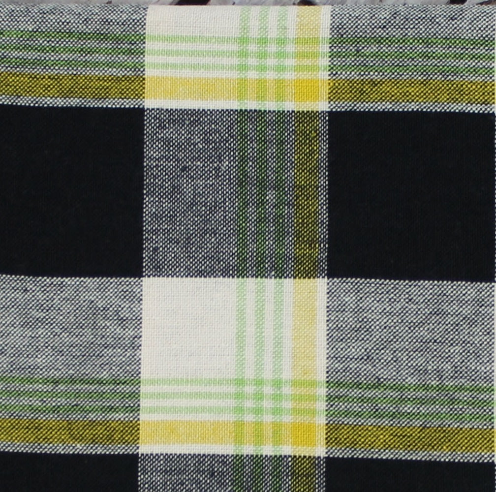 Sunflower Buffalo Check Napkin - Interiors by Elizabeth