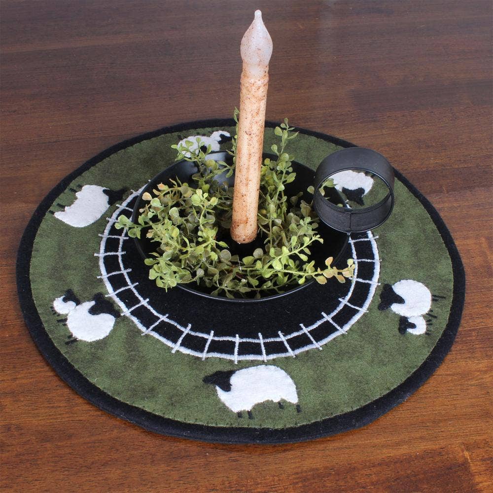 Green Pastures Candle Mat  Set of 2 CM425025