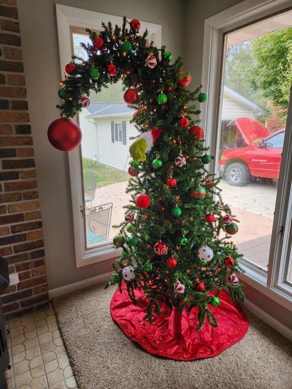 Alpine Tree, 8 Ft. Bendable Christmas Whoville Grinch Tree