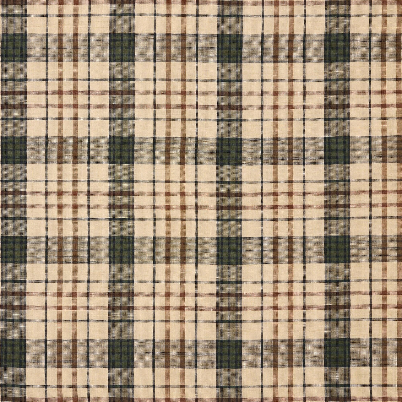 Cider Mill Plaid Prairie Short Panel Set of 2 63x36x18 - The Fox Decor