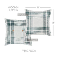 Thumbnail for Pine Grove Plaid Fabric Pillow 18x18