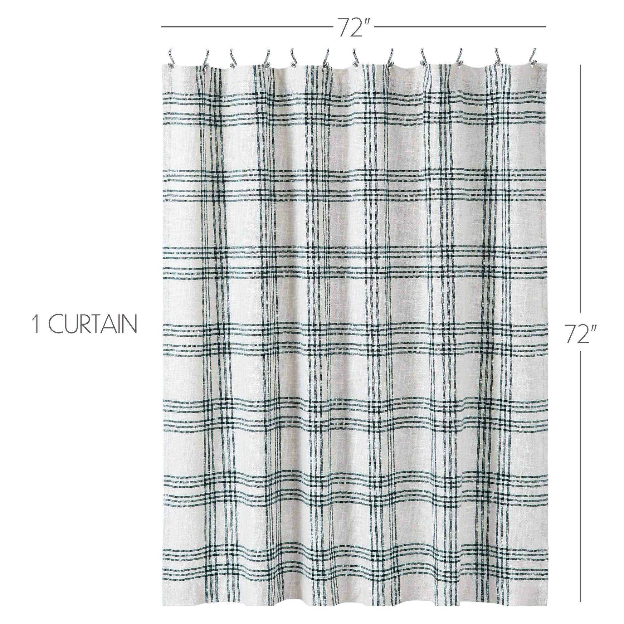 Pine Grove Plaid Shower Curtain 72x72 VHC Brands - The Fox Decor