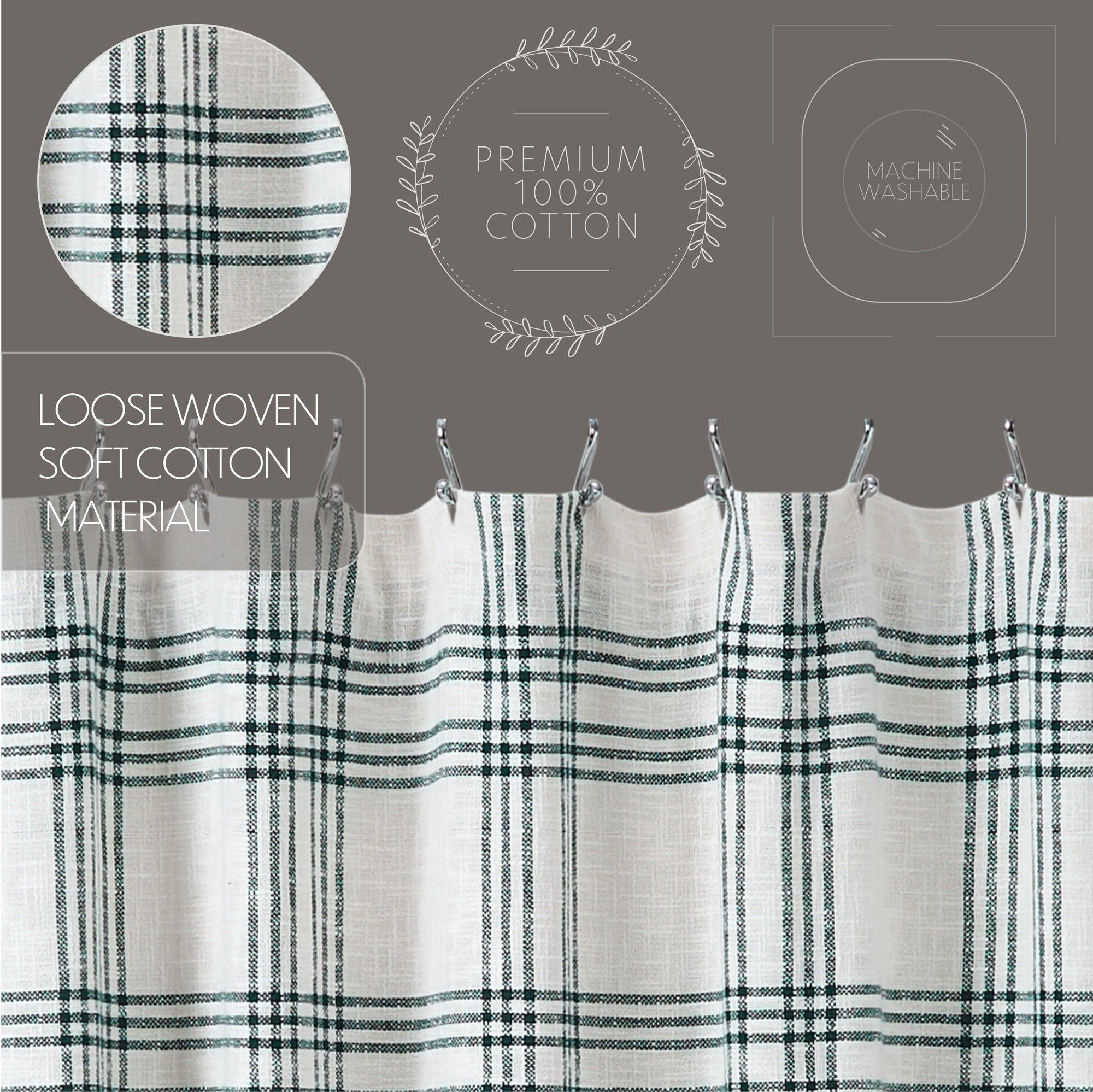 Pine Grove Plaid Shower Curtain 72x72 VHC Brands - The Fox Decor