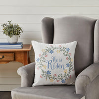 He is Risen Pillow 18x18 - The Fox Decor
