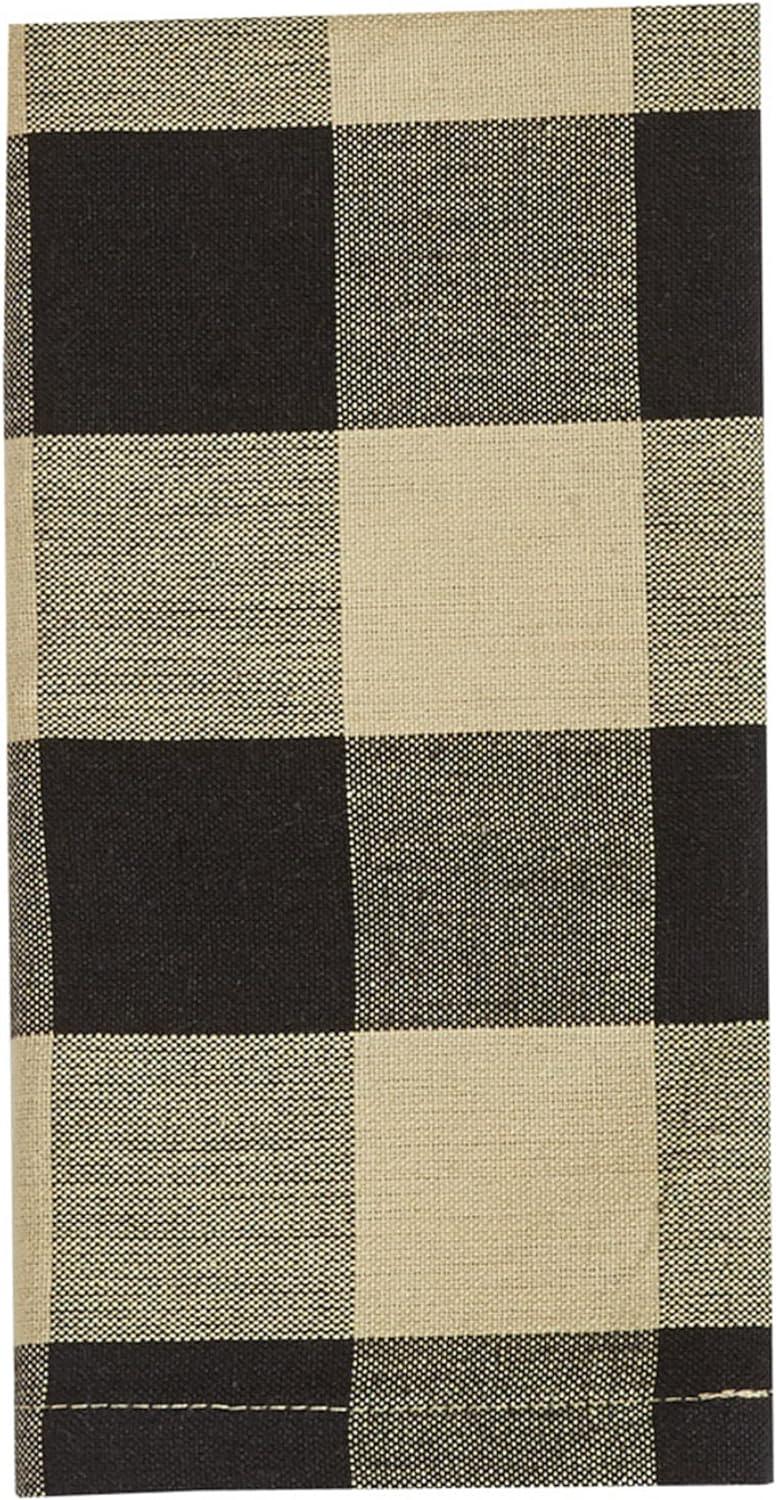 Wicklow Check Black Napkins - Set of 6 Park Designs - The Fox Decor