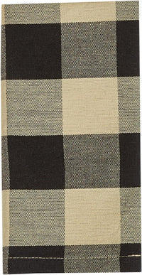 Wicklow Check Black Napkins - Set of 6 Park Designs - The Fox Decor
