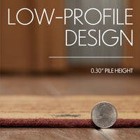 Potomac Jute Braided Rug Oval Stencil Stars 2'x3' VHC Brands