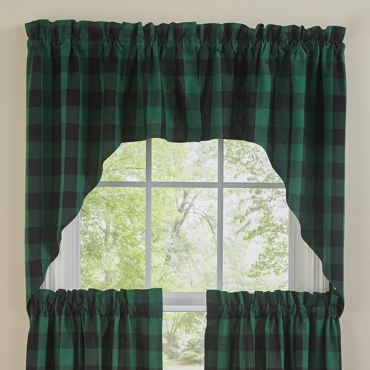 Wicklow Check Swag - 36"L - Forest Park Designs - The Fox Decor
