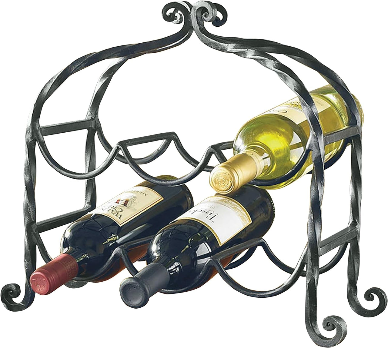 Six Bottle Scroll Wine Rack - Park Designs - The Fox Decor