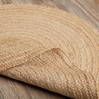 Thumbnail for Harlow Jute Braided Rug Round 3ft with Rug Pad VHC Brands - The Fox Decor