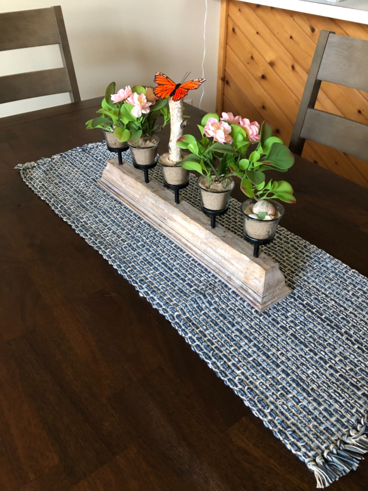 Tweed Table Runner - 36"L - Denim | Park Designs - The Fox Decor