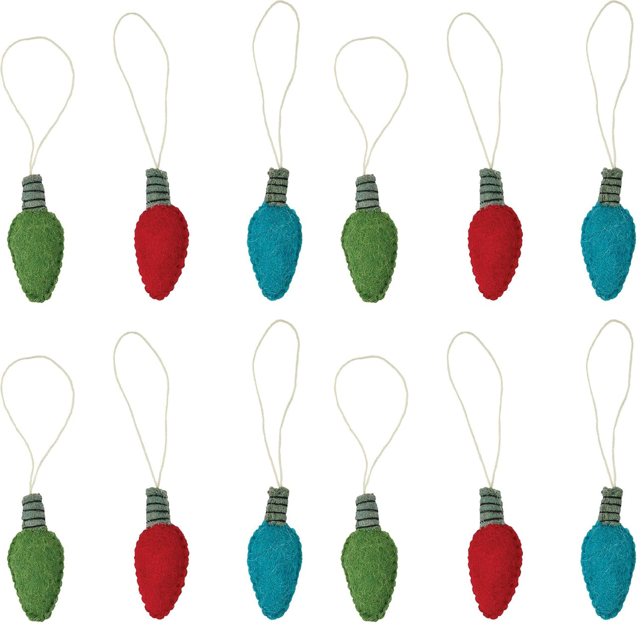 Holiday Lights Set Of 3 Ornaments - Set of 4 Park Designs - The Fox Decor