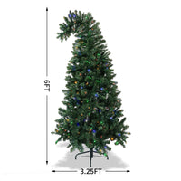 Thumbnail for Prelit Christmas Tree 6ft - Bendable Grinch Christmas Tree with 775 Lush Branch Tips and 300 Dual Color LED Lights - 8 Function Remote Control - with Stand, Perfect Grinch Decorations Whoville - The Fox Decor