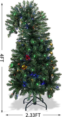 Thumbnail for Prelit Alpine Tree, 4ft. Bendable Christmas Whoville Grinch Tree - The Fox Decor