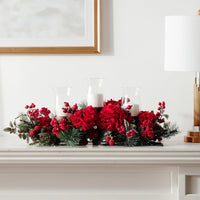 Thumbnail for Hydrangea Holiday Candelabrum - The Fox Decor