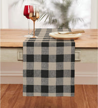 Wicklow Check Table Runners - Black Backed Park Designs - The Fox Decor