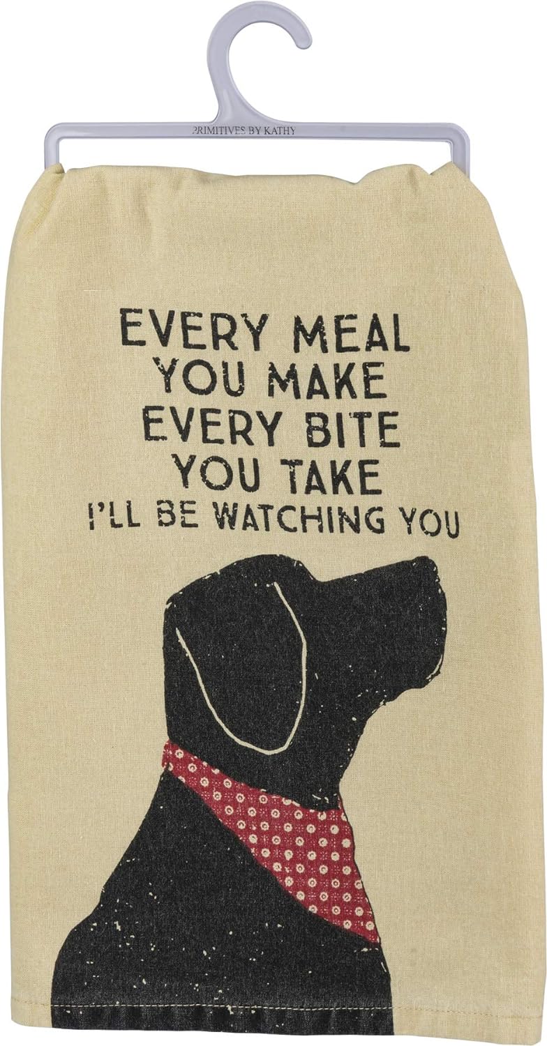 I'll Be Watching You Kitchen Dish Towel