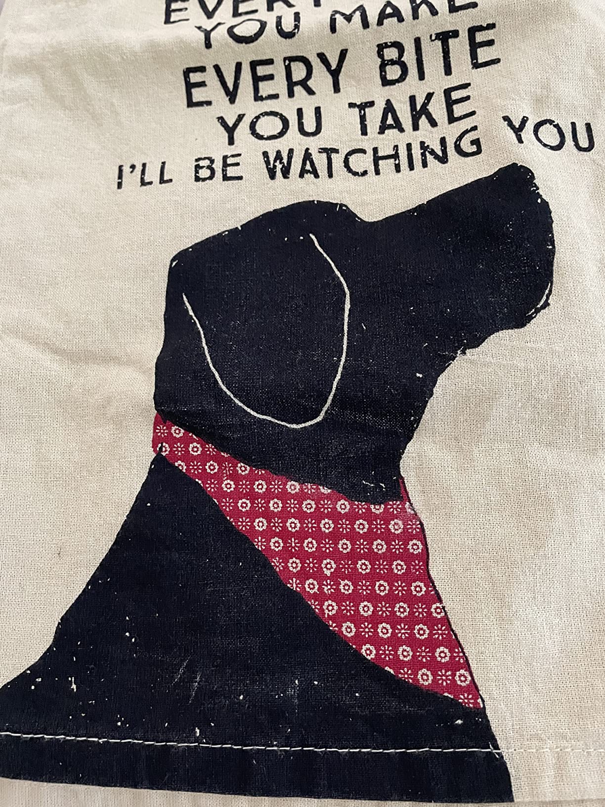 I'll Be Watching You Kitchen Dish Towel
