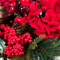 Thumbnail for Hydrangea Holiday Candelabrum - The Fox Decor