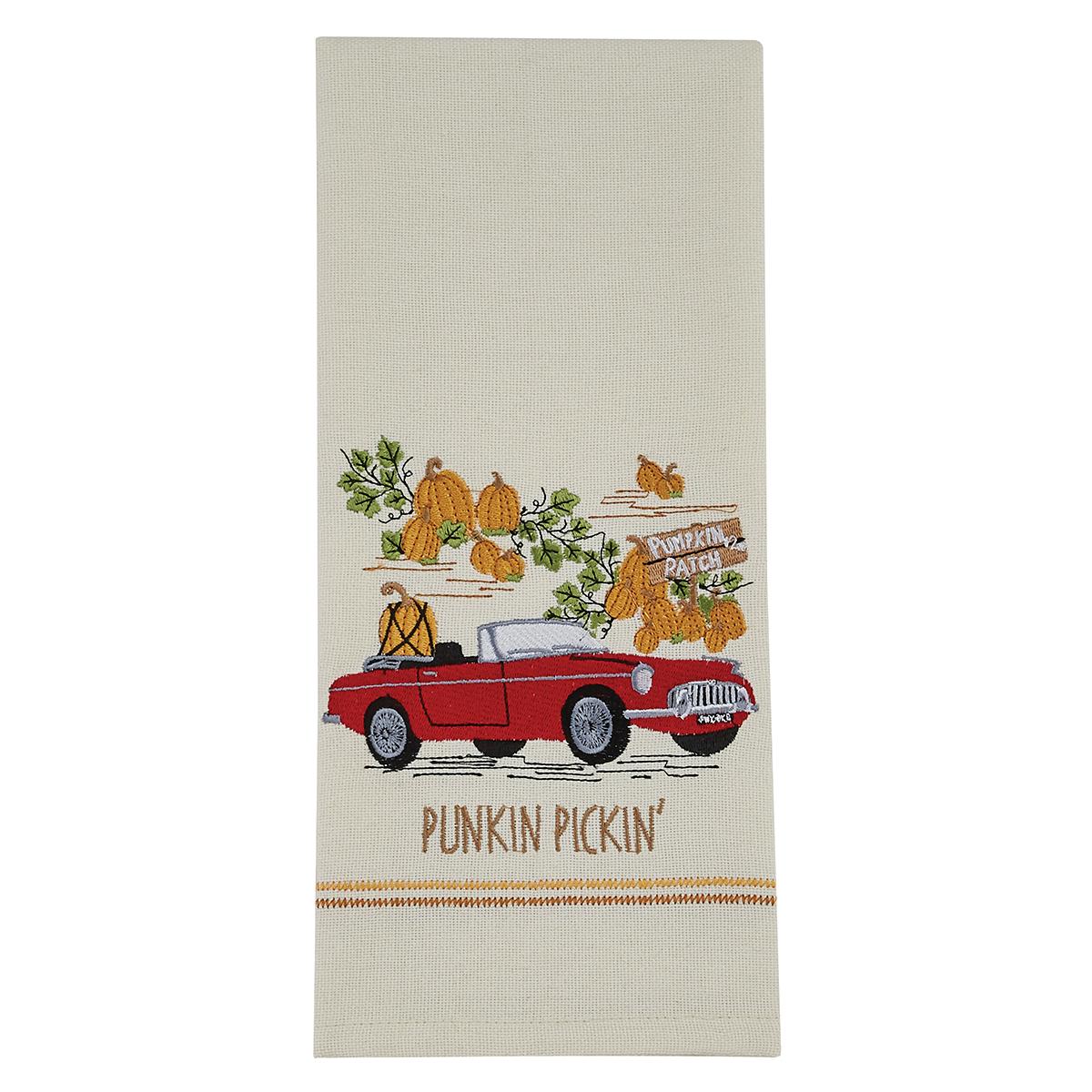 Punkin Pickin' Dishtowel - The Fox Decor
