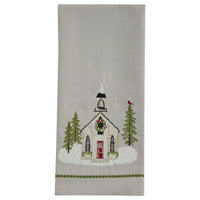 Church Christmas Dishtowel - Set of 2 Park Designs - The Fox Decor