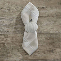 Cream Pumpkin Napkin Rings - Set of 6 Park Designs - The Fox Decor