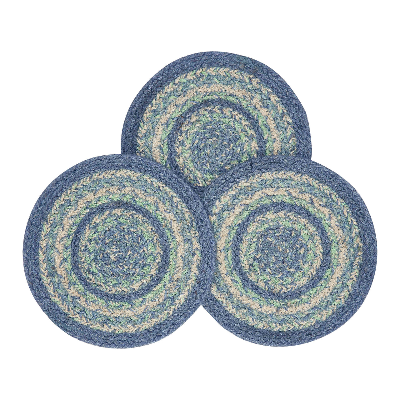 Jolie Jute Trivet 8 inch Diameter Set of 3 - The Fox Decor