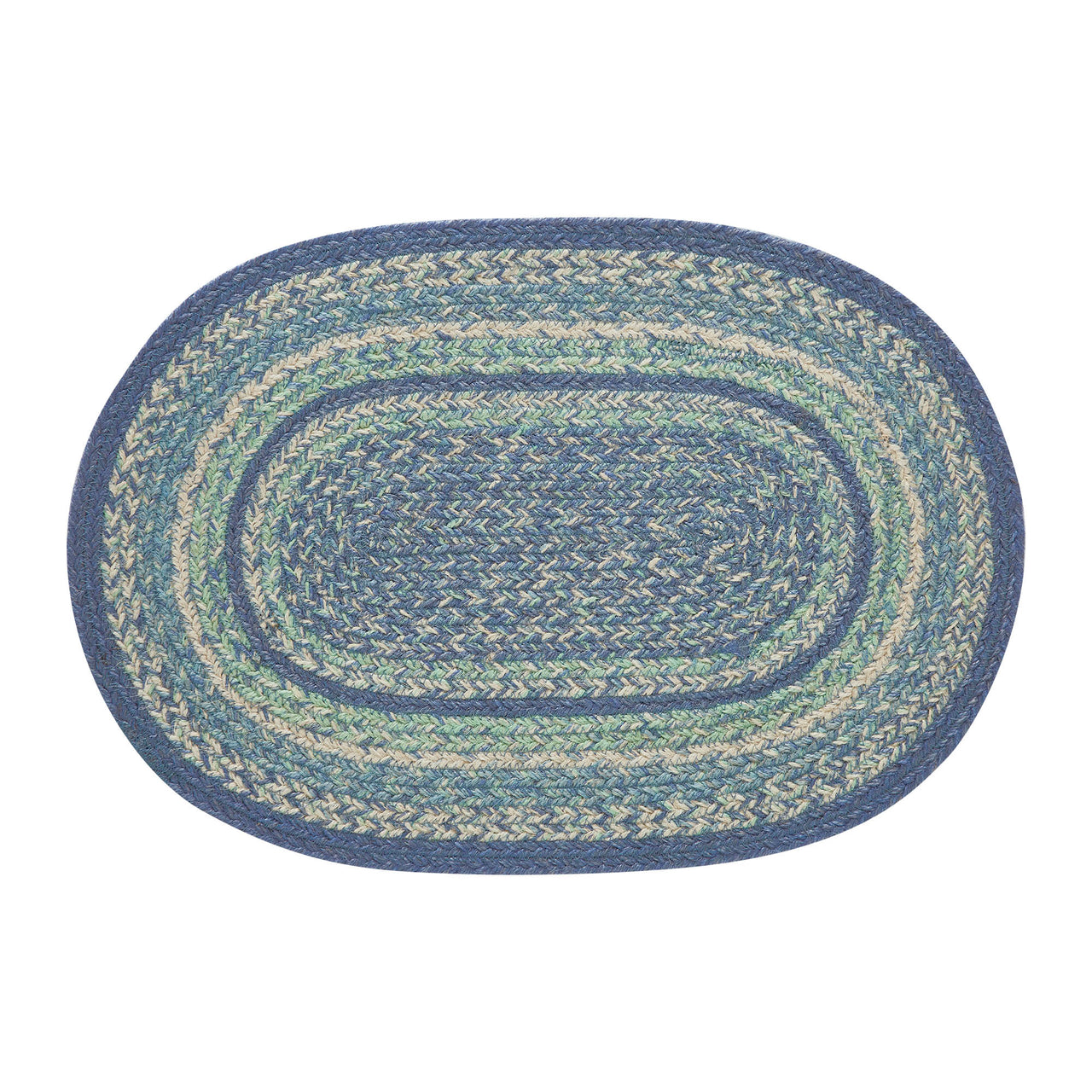 Jolie Jute Oval Placemat 13x19" - VHC Brands