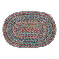 Multi Jute Oval Placemat 13x19 - The Fox Decor