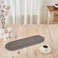 Multi Jute Oval Runner 8x24 - The Fox Decor