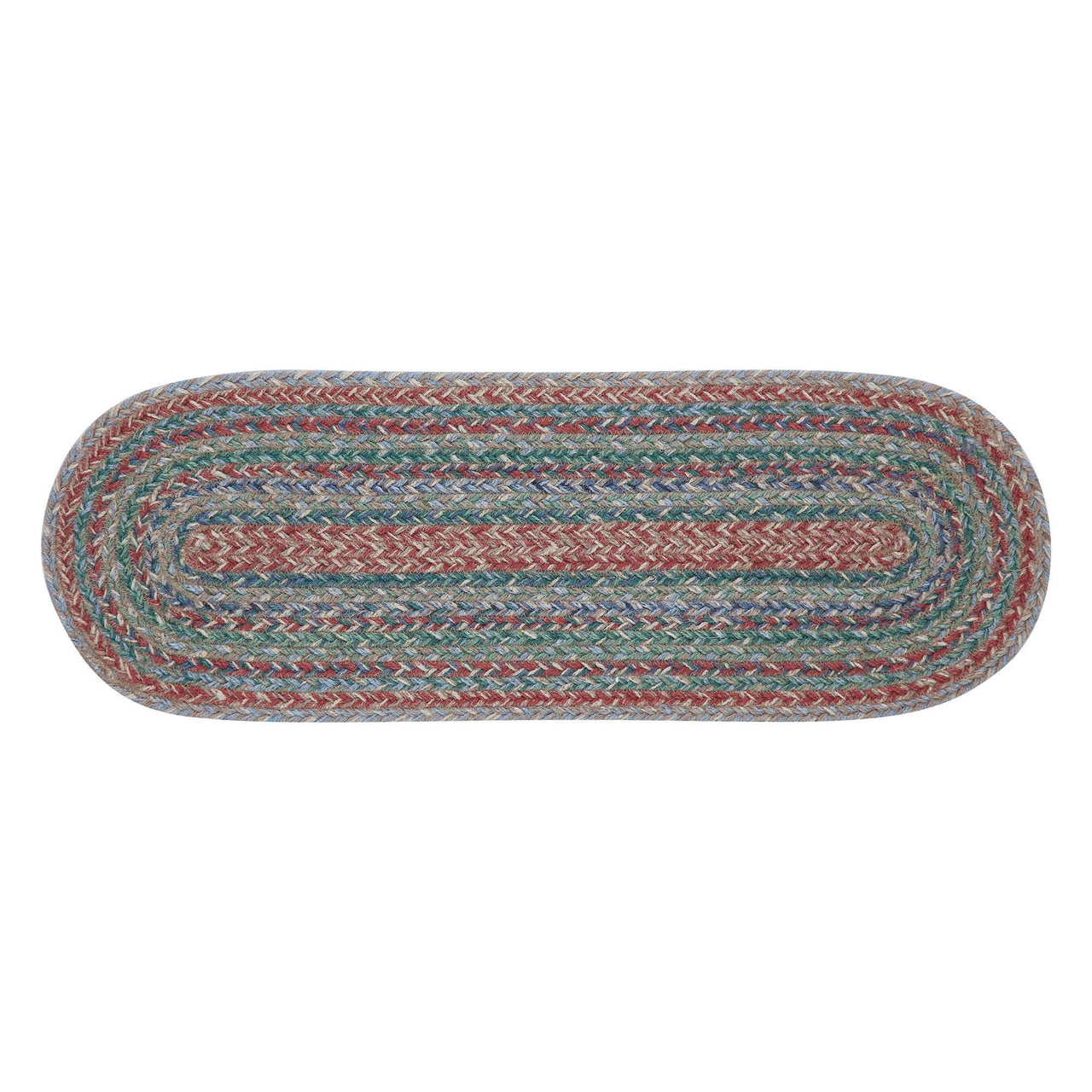 Multi Jute Oval Runner 12x36 - The Fox Decor