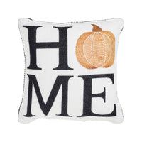 Thumbnail for Annie Black Check Home Pumpkin Pillow 6x6