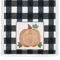 Thumbnail for Annie Black Check Pumpkin Runner 12x36