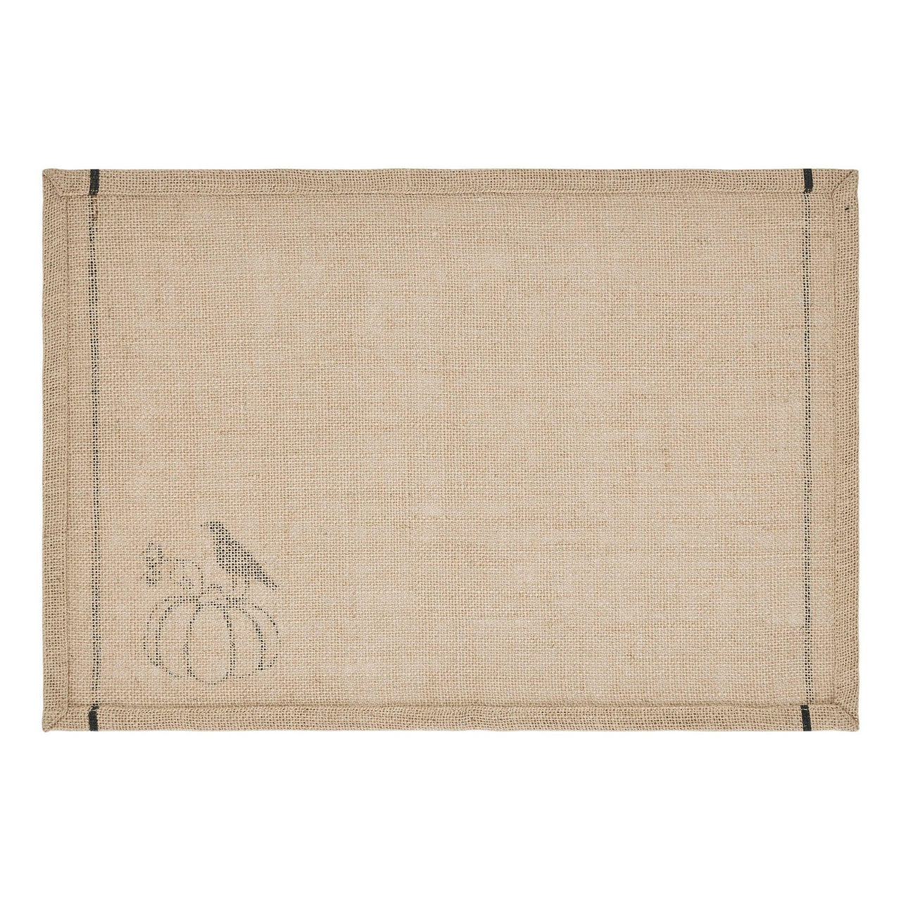 Raven Harvest Burlap Jute Placemat Set of 2 13x19 - The Fox Decor
