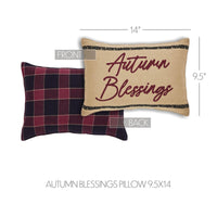 Connell Autumn Blessings Pillow 9.5x14 - The Fox Decor