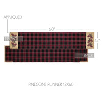 Connell Pinecone Runner 12x60 - The Fox Decor
