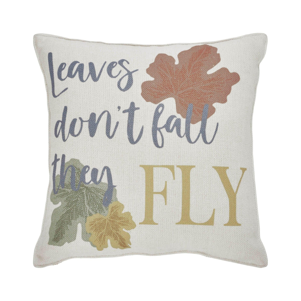 Bountifall Leaves Fly Pillow 12x12 - The Fox Decor