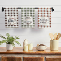 Bountifall Harvest Theme Tea Towels Set of 3 19x28 - The Fox Decor
