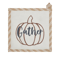 Bountifall Pumpkin Gather Trivet Set of 3 8x8 - The Fox Decor