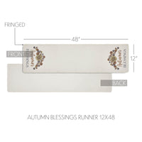 Bountifall Autumn Blessings Runner 12x48 - The Fox Decor