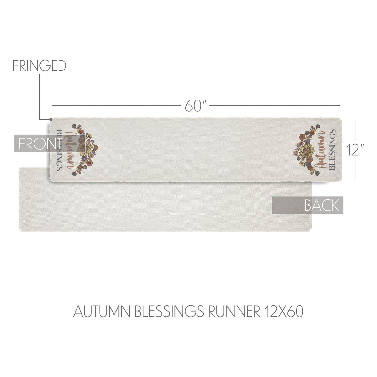 Bountifall Autumn Blessings Runner 12x60 - The Fox Decor