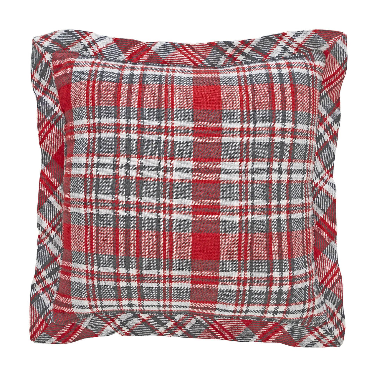 Gregor Plaid Wreath Pillow 12x12 - The Fox Decor