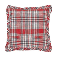 Gregor Plaid Button Tree Pillow 12x12 - The Fox Decor