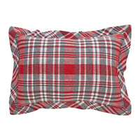 Gregor Plaid Merry Pillow 9.5x14 - The Fox Decor