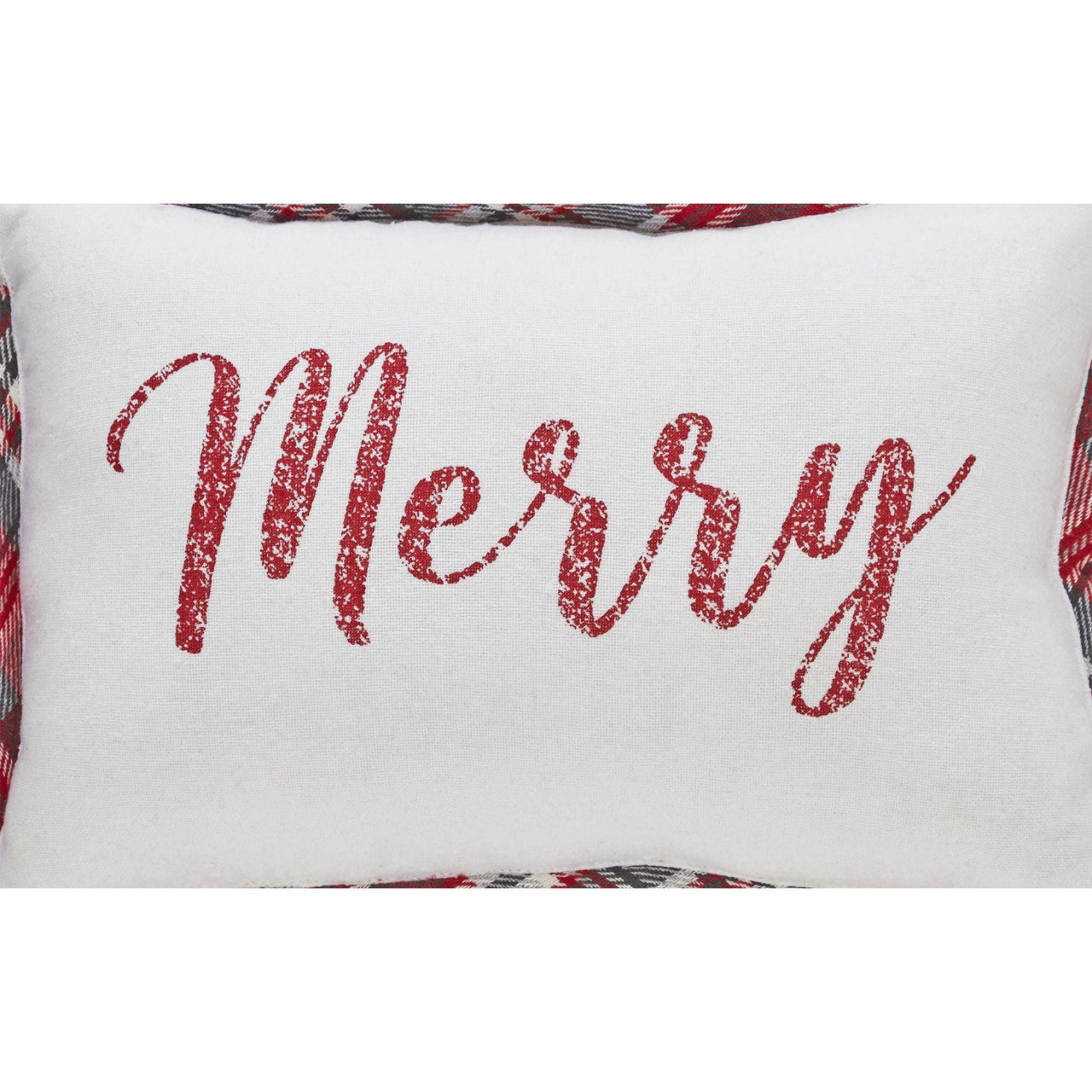 Gregor Plaid Merry Pillow 9.5x14 - The Fox Decor