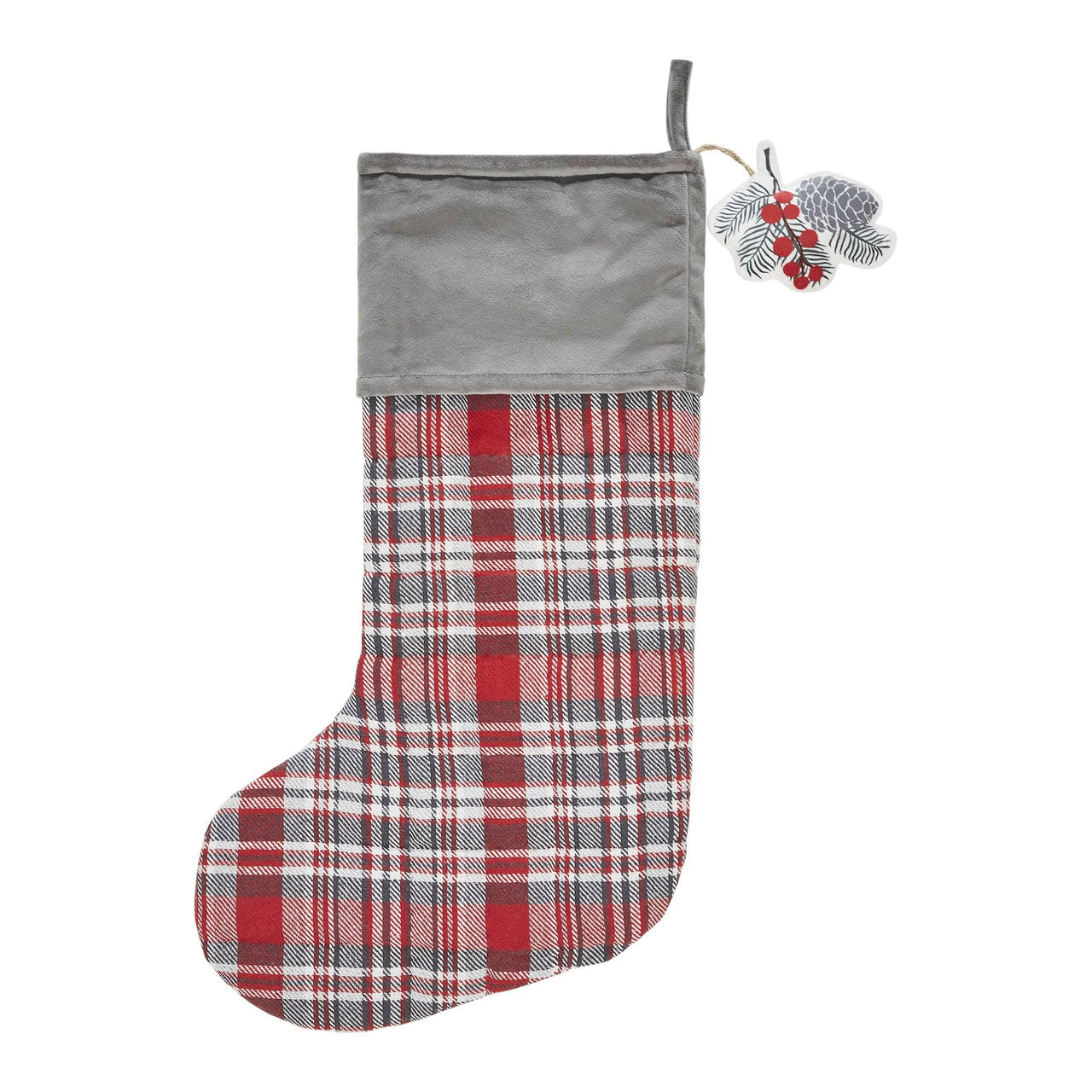 Gregor Plaid Stocking 12x20 - The Fox Decor