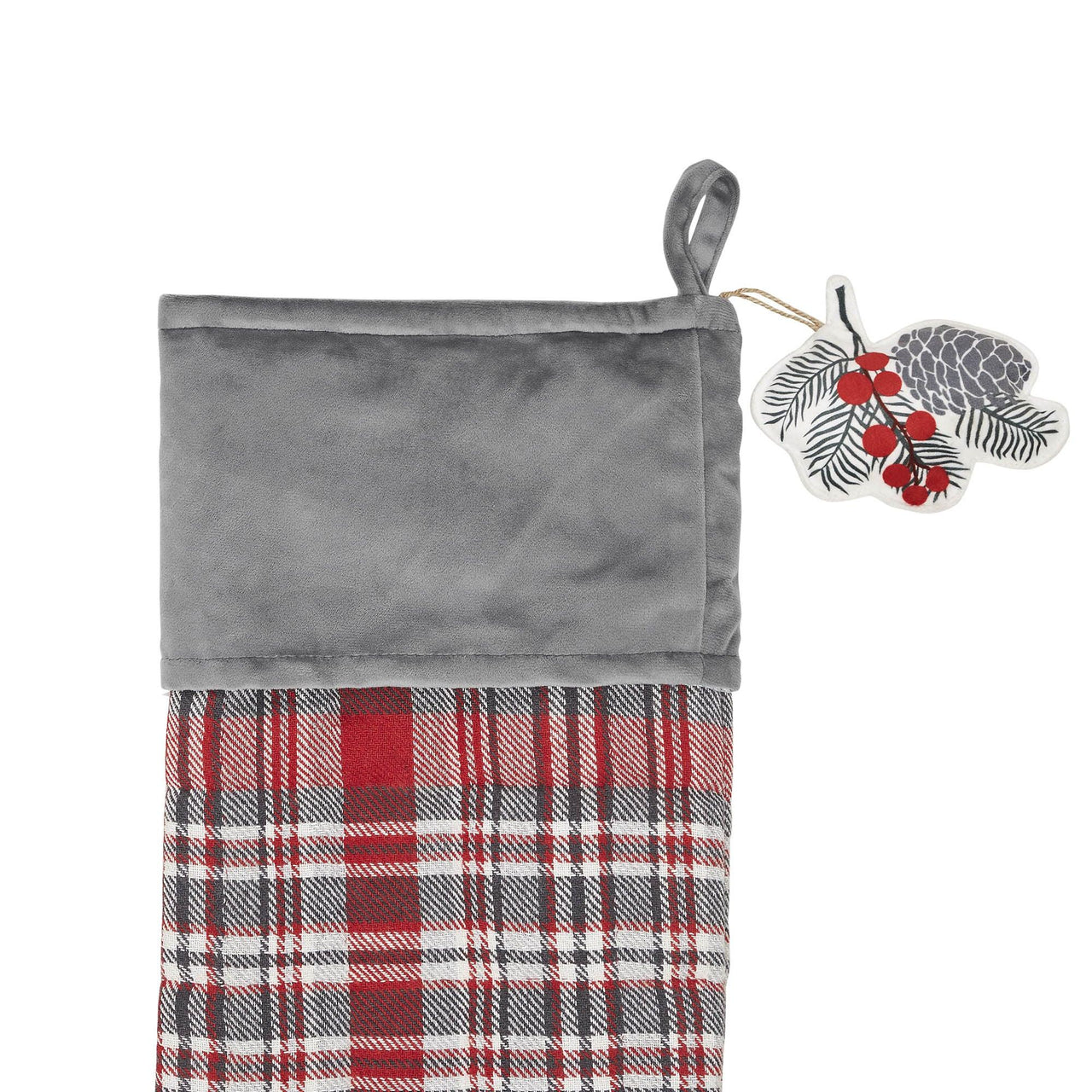 Gregor Plaid Stocking 12x20 - The Fox Decor